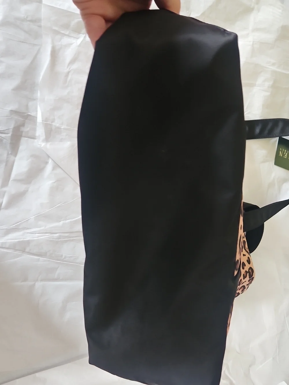 Lauren Ralph Lauren Leopard-Print Tote in Tan and Black
